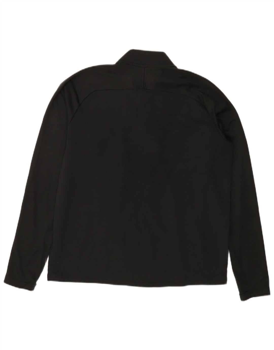 NIKE Herren Dri Fit Pullover-Trainingsoberteil mit Reißverschluss, Größe L, Schwarz, Farbblock