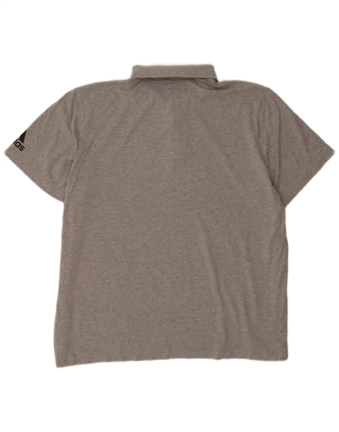 Adidas Herren Poloshirt 2XL Grau Baumwolle