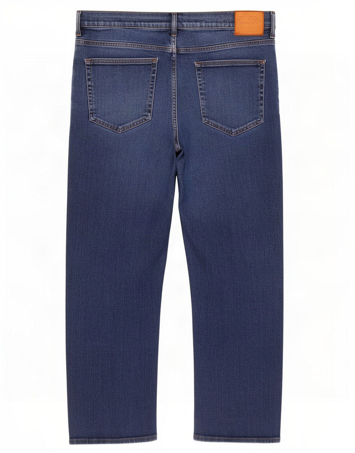 Gant Herren-Jeans mit normaler Passform, gerade Passform, W42, L29, Blau