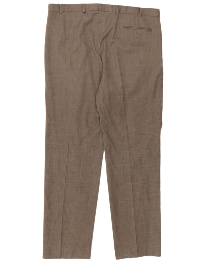 Marks & Spencer Herren-Anzughose mit gerader Passform, W40, L32, Grau