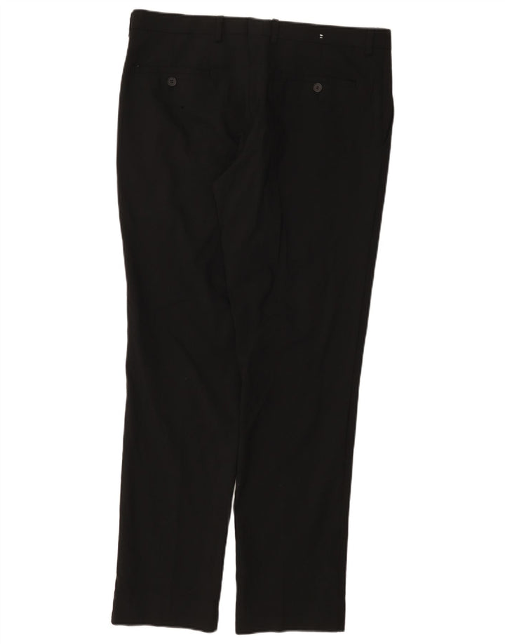 Dkny Herren-Freizeithose, normal, W34, L31, schwarze Wolle