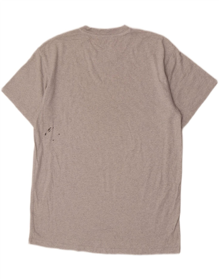 Carhartt Herren T-Shirt-Oberteil aus mittelgrauer Baumwolle