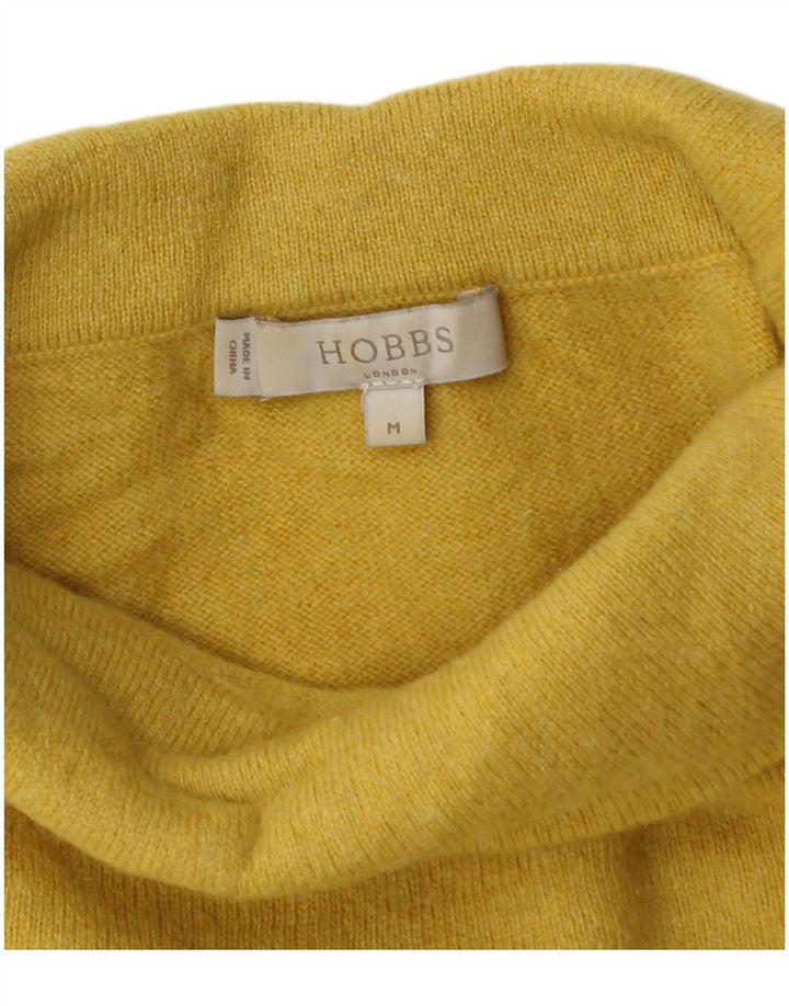 Hobbs Rollkragenpullover für Damen, UK 12, mittelgelbe Wolle