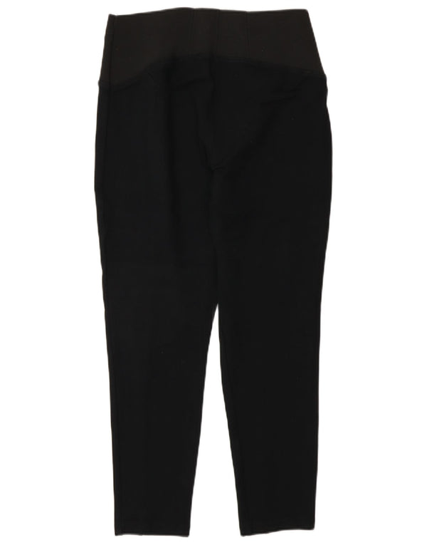 Marks & Spencer Damen Crop Leggings UK 12 Mittelschwarze Viskose
