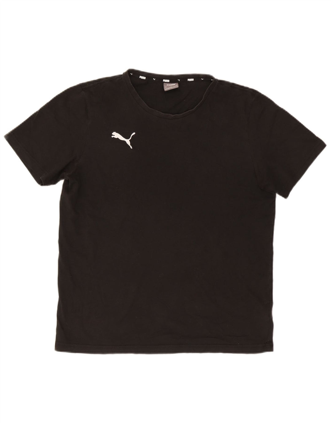 Puma Herren T-Shirt Top Medium Schwarz Baumwolle
