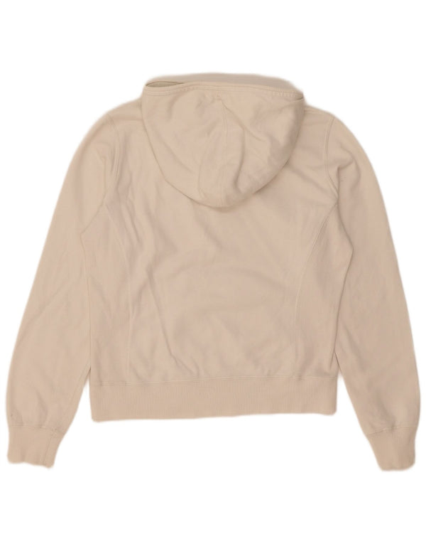 Champion Damen Heritage Classics Crop Hoodie Pullover UK 10 Small Weiß
