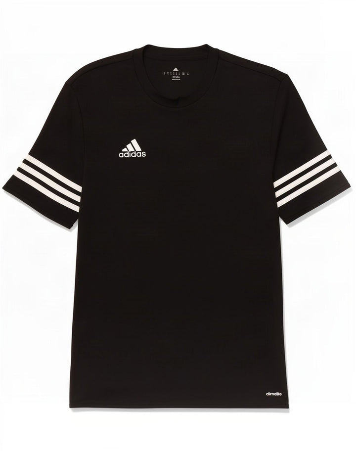 Adidas Herren Climalite T-Shirt Top Small Schwarz Polyester