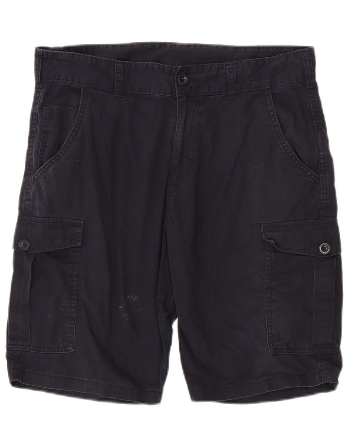 MOUNTAIN WAREHOUSE Herren-Cargoshorts W32, mittelmarineblaue Baumwolle