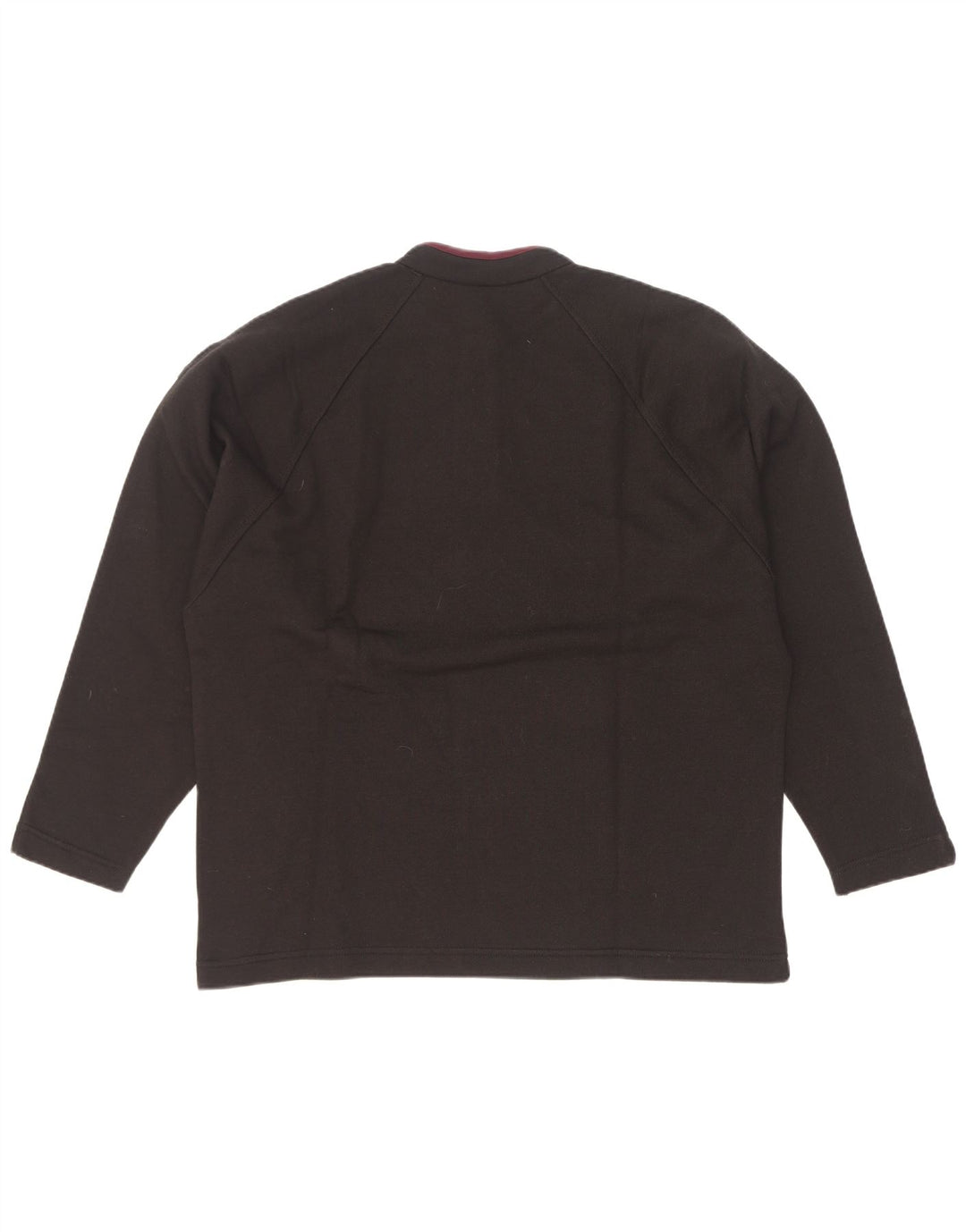 Campagnolo Damen Übergroßer grafischer Sweatshirt-Pullover UK 16 Large Schwarz