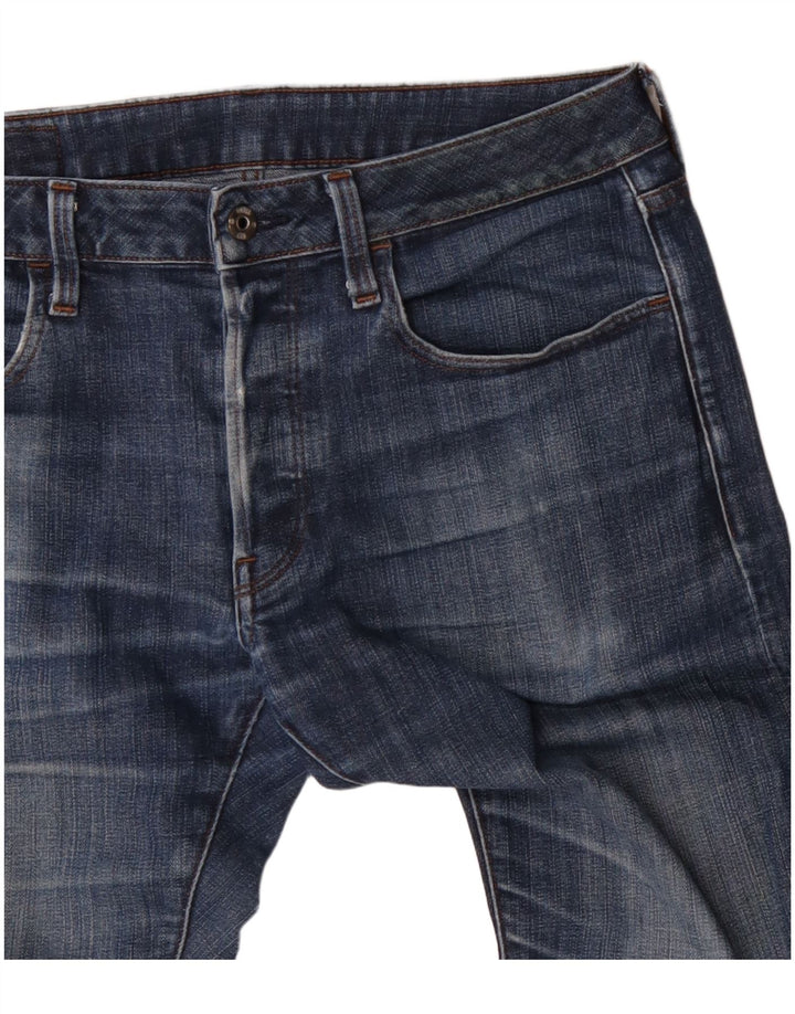 G-Star Herren Slim Jeans W32 L34 Blaue Baumwolle