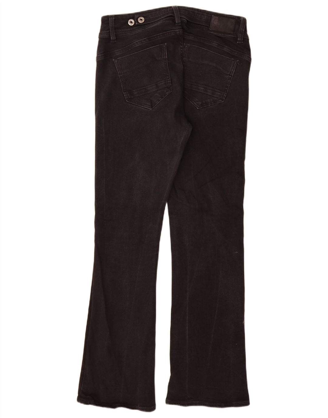 G-Star Damen Midge Bootcut Jeans W31 L32 Schwarze Baumwolle