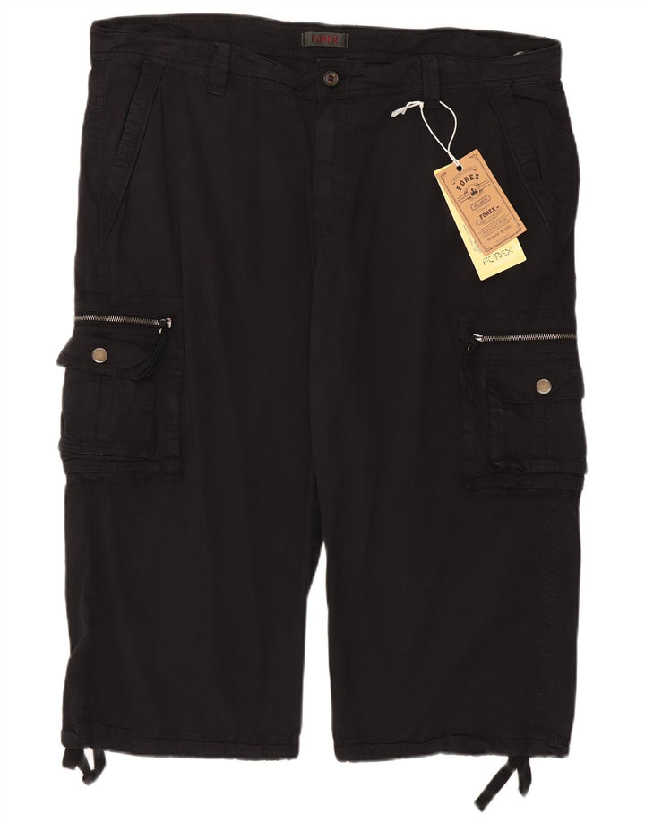 Forex Herren Cargoshorts W40 XL Schwarz Baumwolle