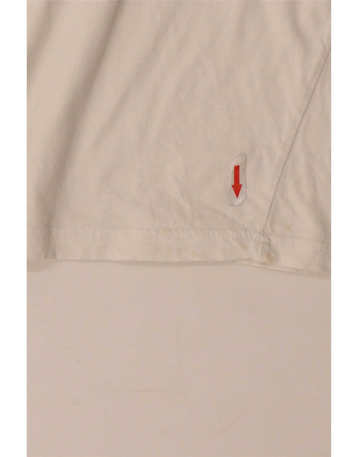 Adidas Herren T-Shirt Top 2XL Weiße Baumwolle