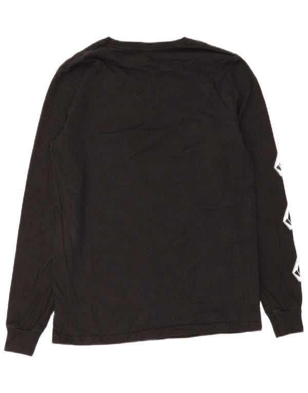 Volcom Herren Graphic Top Langarm Small Schwarz Baumwolle