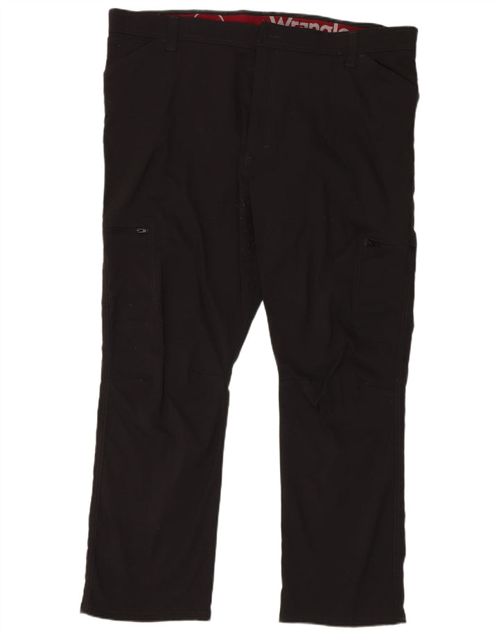 WRANGLER Herren gerade Cargohose W44 L32 Schwarz