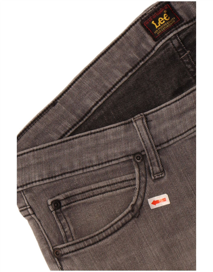 Lee Herren Malone Skinny Jeans W34 L32 Graue Baumwolle