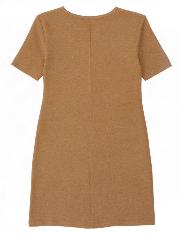 Zara Damen Etuikleid UK 10 Small Beige