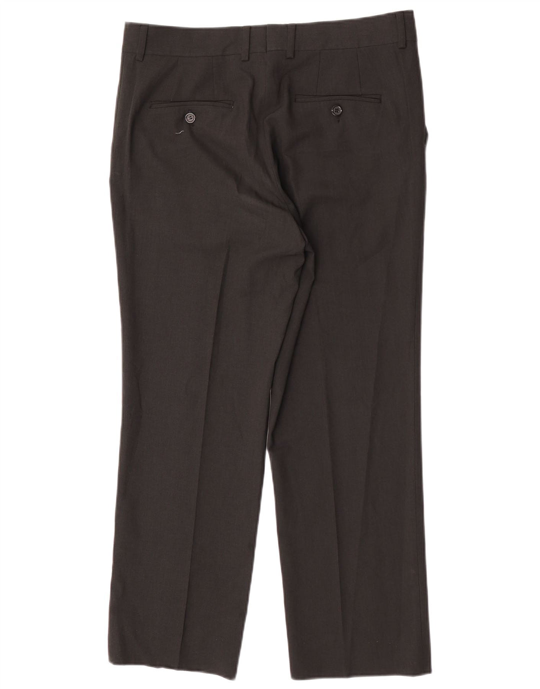 Gerade Anzughose für Herren von Zara, EU 44, Größe L, W34, L27, Schwarz, Polyester