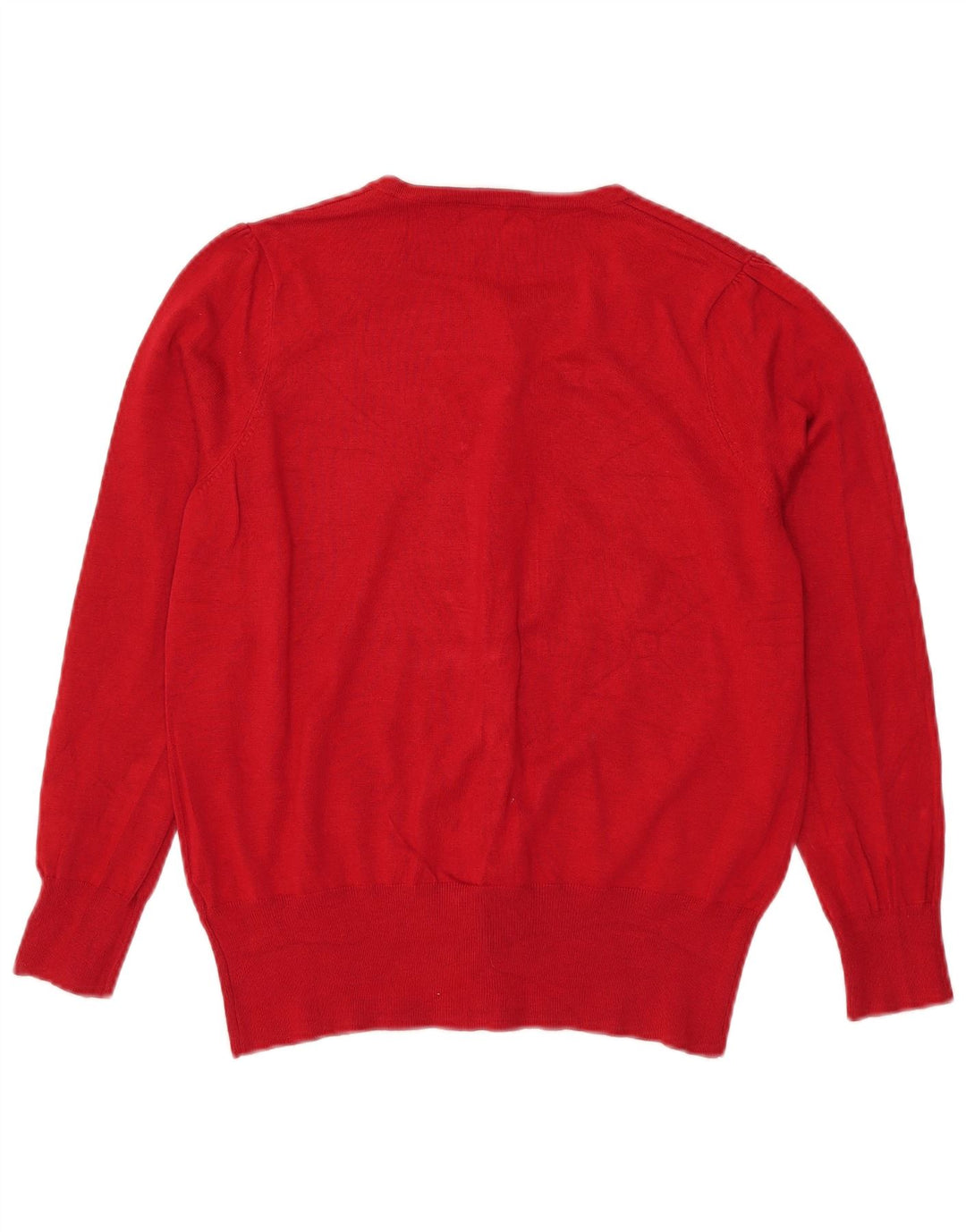 Marks & Spencer Damen Strickjacke UK 18 XL Rote Viskose