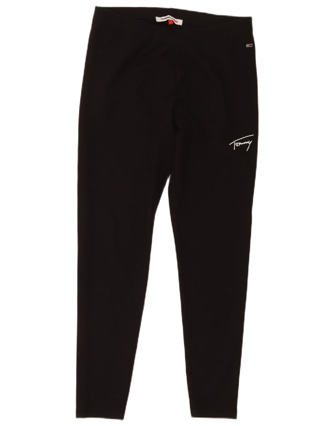 Tommy Hilfiger Damen Leggings UK 16 Large Schwarz Polyester