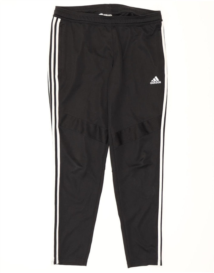 Adidas Damen Climacool Trainingshose UK 16/18 Large Schwarz Polyester