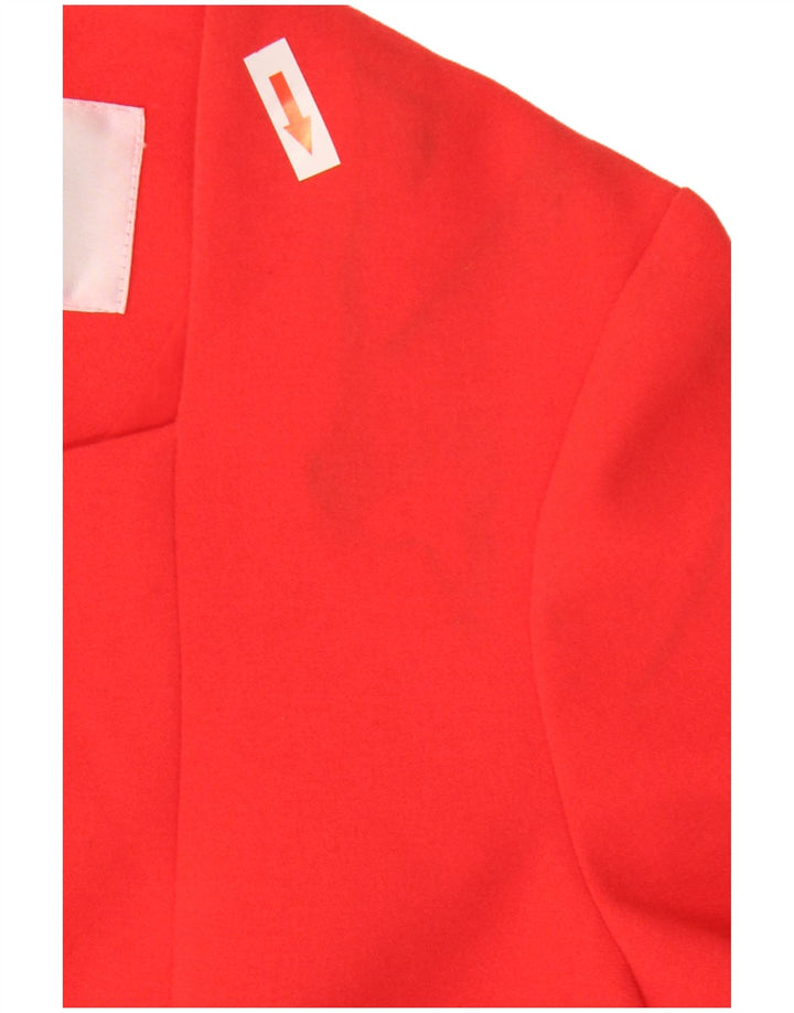 L.K. Bennett Damen Etuikleid UK 14 Mittelrotes Polyester