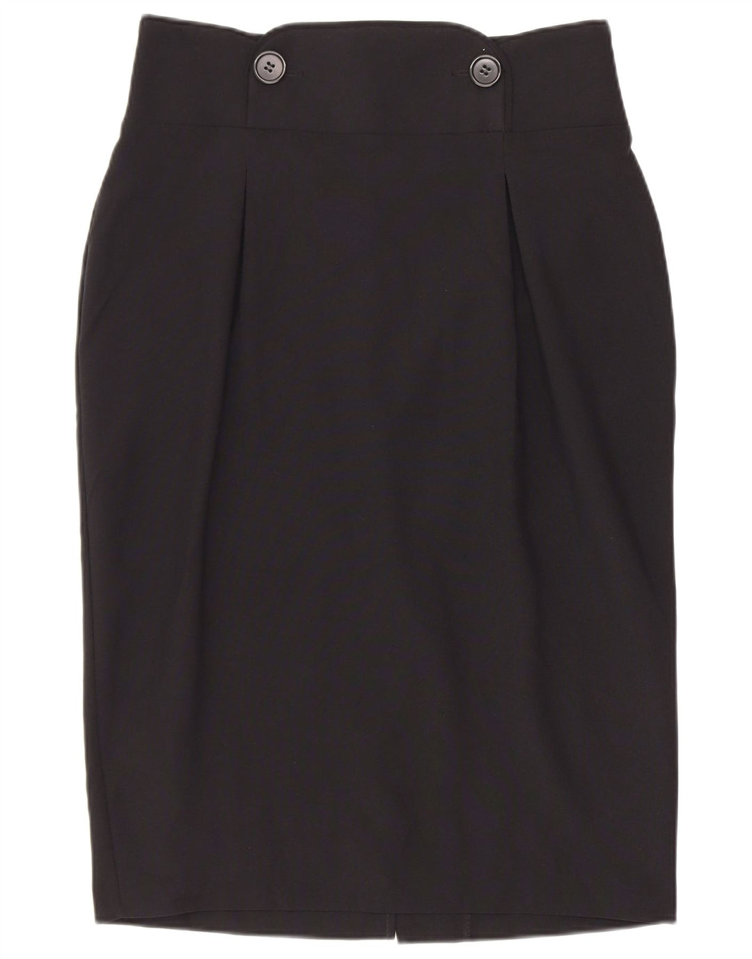 Marks & Spencer Damen Bleistiftrock UK 10 Small W26 Schwarz Polyester