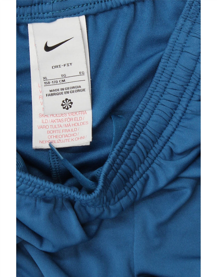 Nike Dri Fit Full-Trainingsanzug für Jungen, 12–13 Jahre, Größe L, Blau, Farbblock