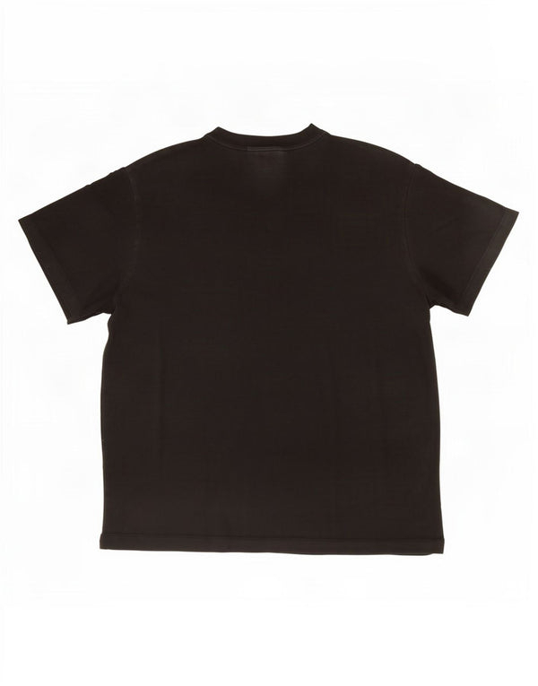 Nike Herren T-Shirt Top Medium Schwarz Baumwolle