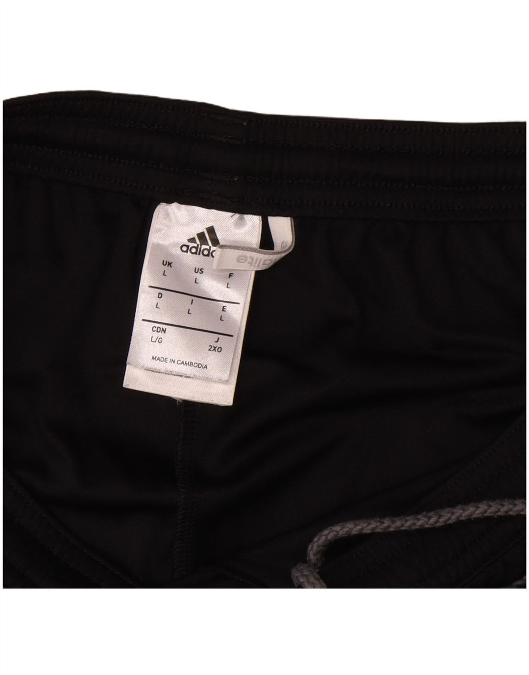 Adidas Herren Climalite Sportshorts, groß, schwarzes Farbblock-Polyester