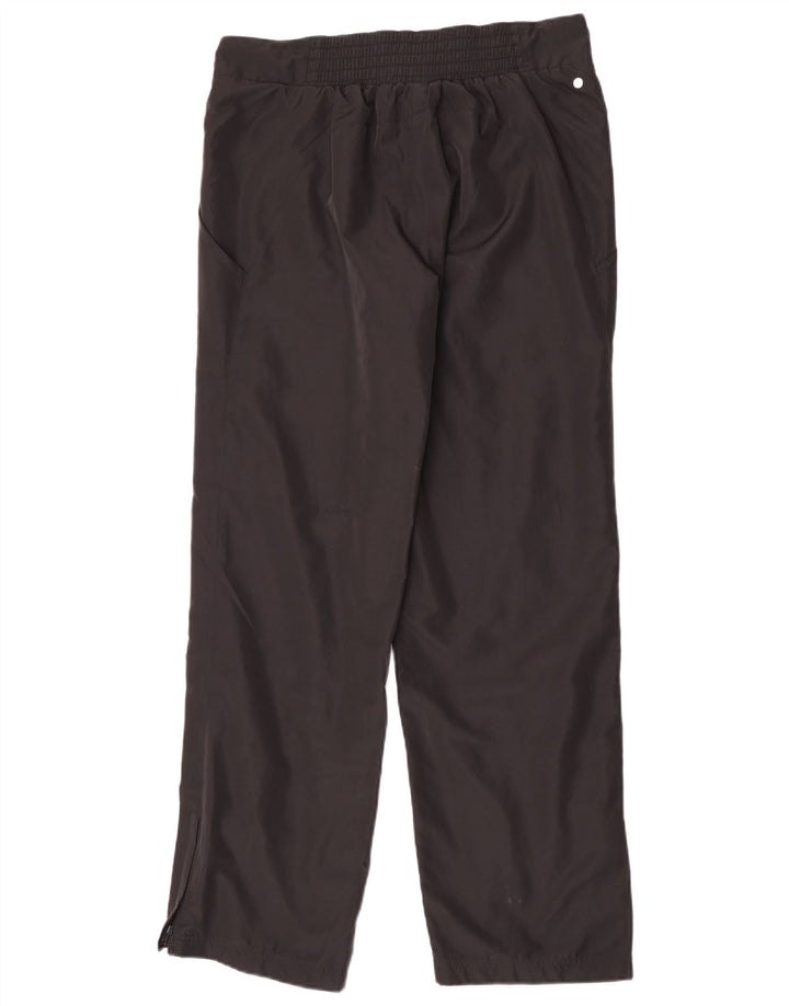 Reebok Damen-Trainingshose UK 12 Mittelschwarzes Polyester