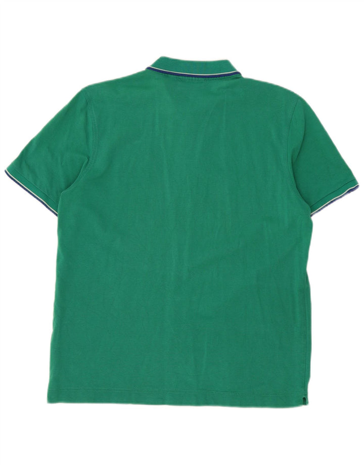 LACOSTE Herren-Poloshirt, Größe 5, große grüne Baumwolle