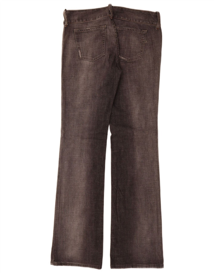 Diesel Damen Bootcut-Jeans W28 L32 Graue Baumwolle