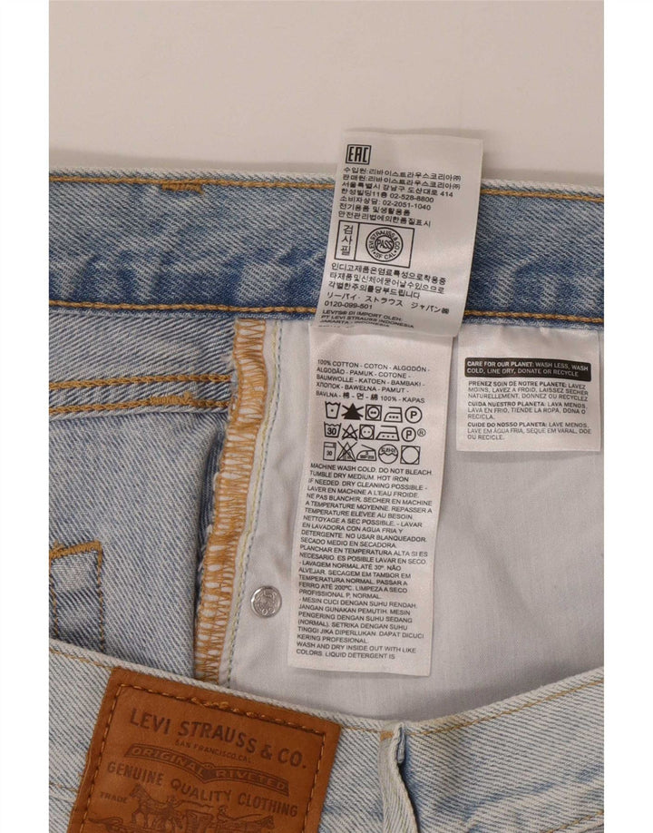 Levi's Damen Mini-Jeansrock W32 Large Blaue Baumwolle