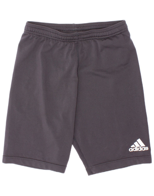 Adidas Sportshorts für Jungen, 10–11 Jahre, graues Polyester