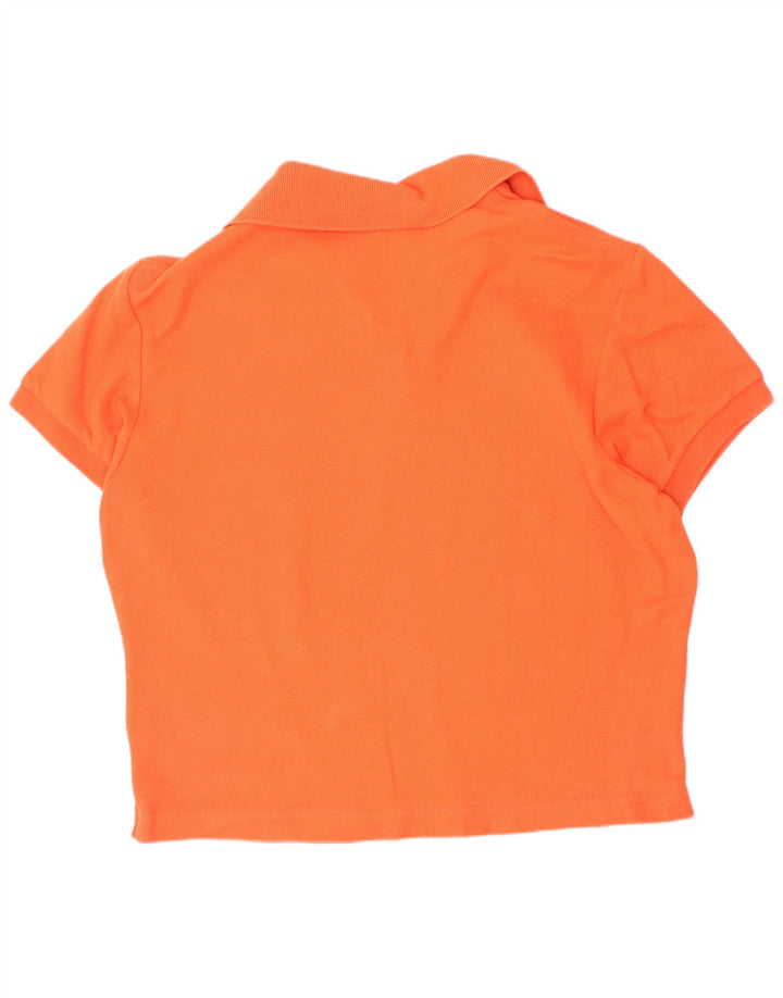 Fila Damen Crop Poloshirt IT 44 Mittelorange