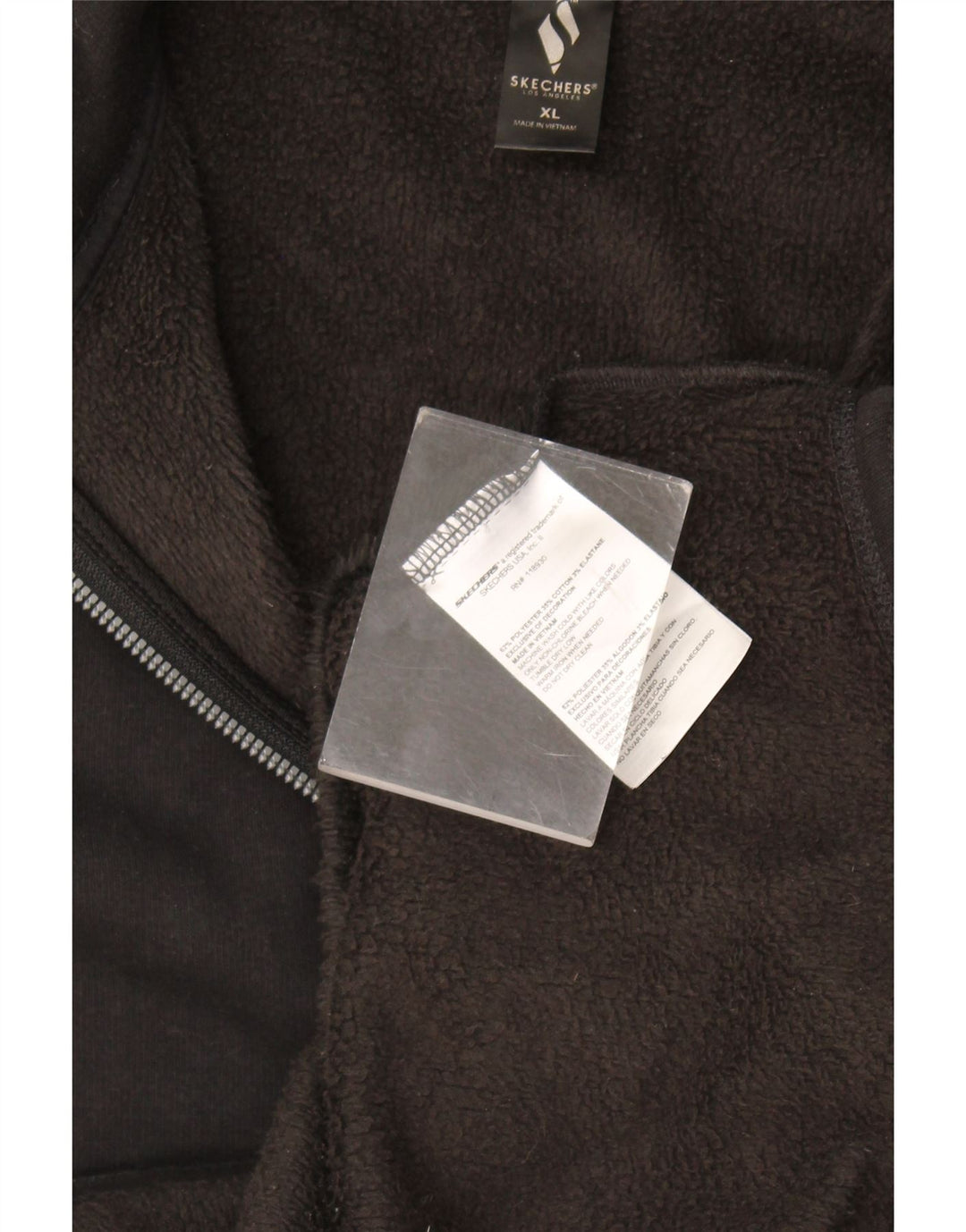 Skechers Herren Trainingsanzug Top Jacke XL Schwarz Polyester