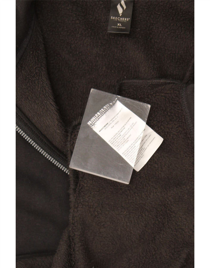 Skechers Herren Trainingsanzug Top Jacke XL Schwarz Polyester