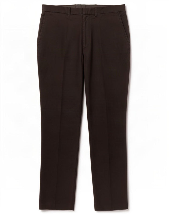 Gerade Herren-Anzughose von Marks & Spencer, W32, L31, schwarzes Polyester