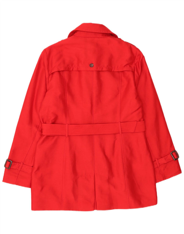 Laura Ashley Damen Trenchcoat UK 14 Mittelrotes Polyester