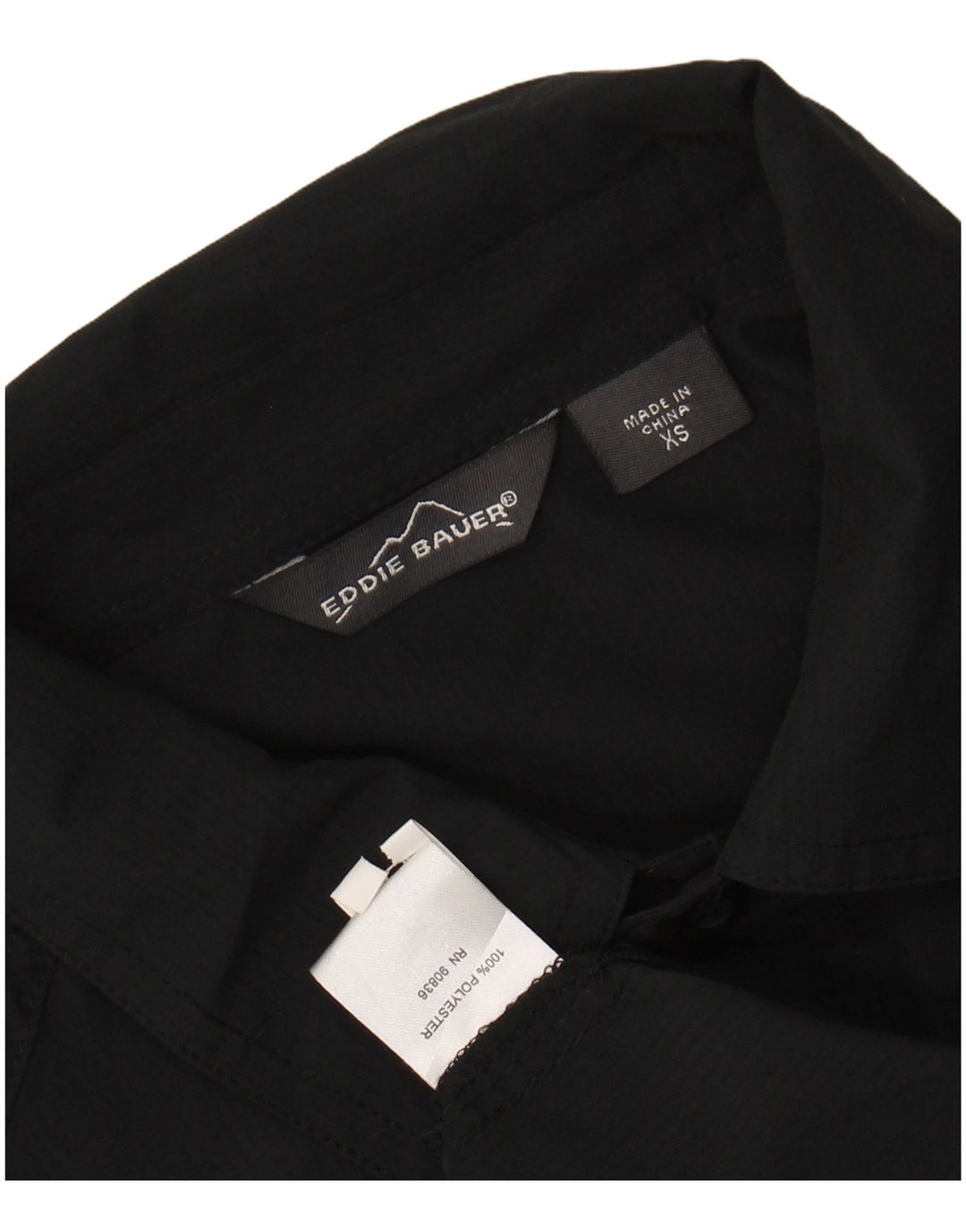 Eddie Bauer Herren Grafikshirt XS Schwarz Polyester
