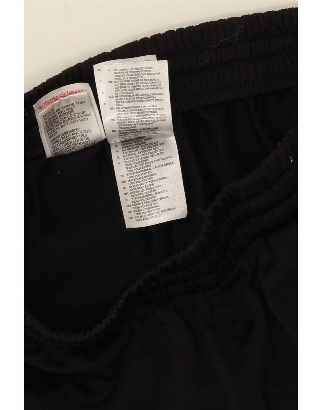 Adidas Jungen-Trainingshose, Jogginghose, 13–14 Jahre, schwarzes Polyester
