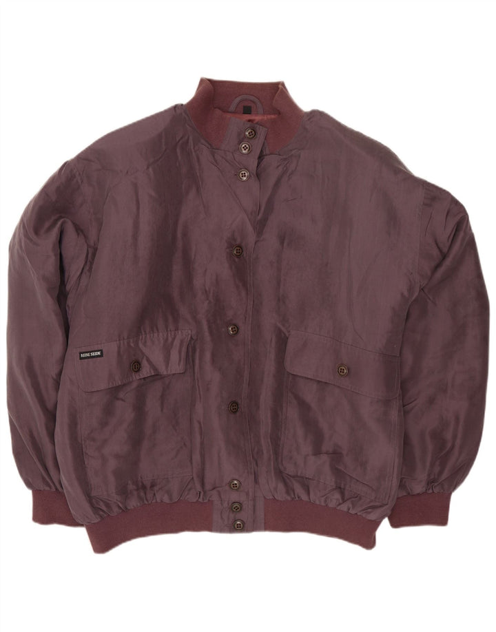 Neue, übergroße Bomberjacke für Damen von Fast, EU 44, XL, Lila
