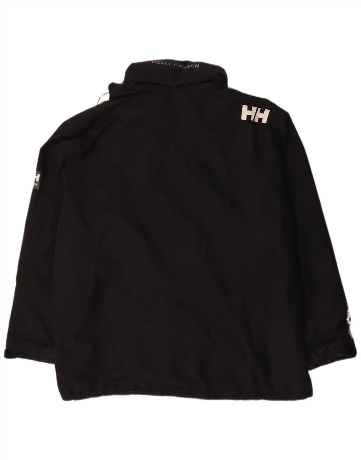 Helly Hansen Herren Graphic Windbreaker Jacke UK 46 3XL Schwarz Polyester