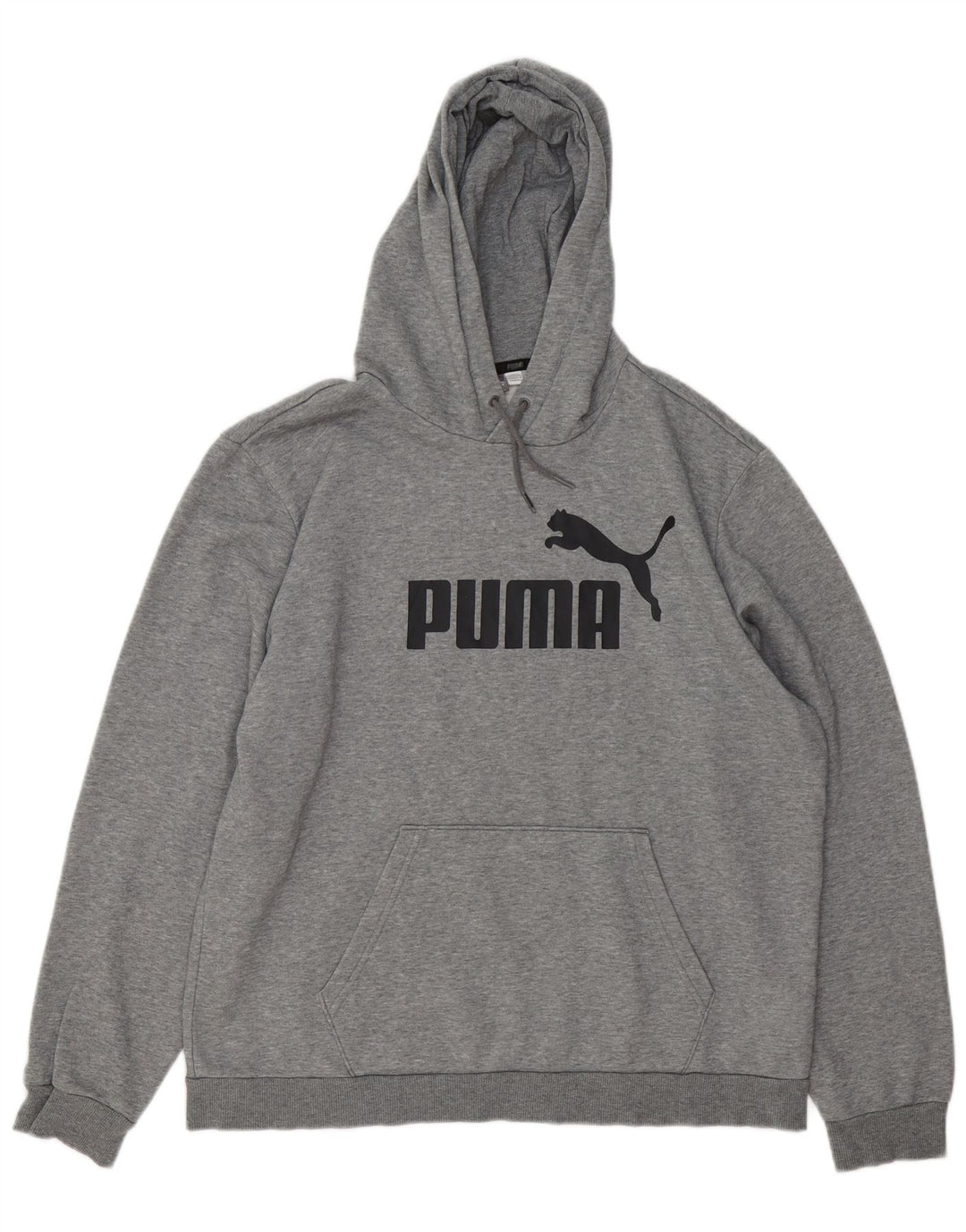 PUMA Herren Graphic Hoodie Pullover Große graue Baumwolle