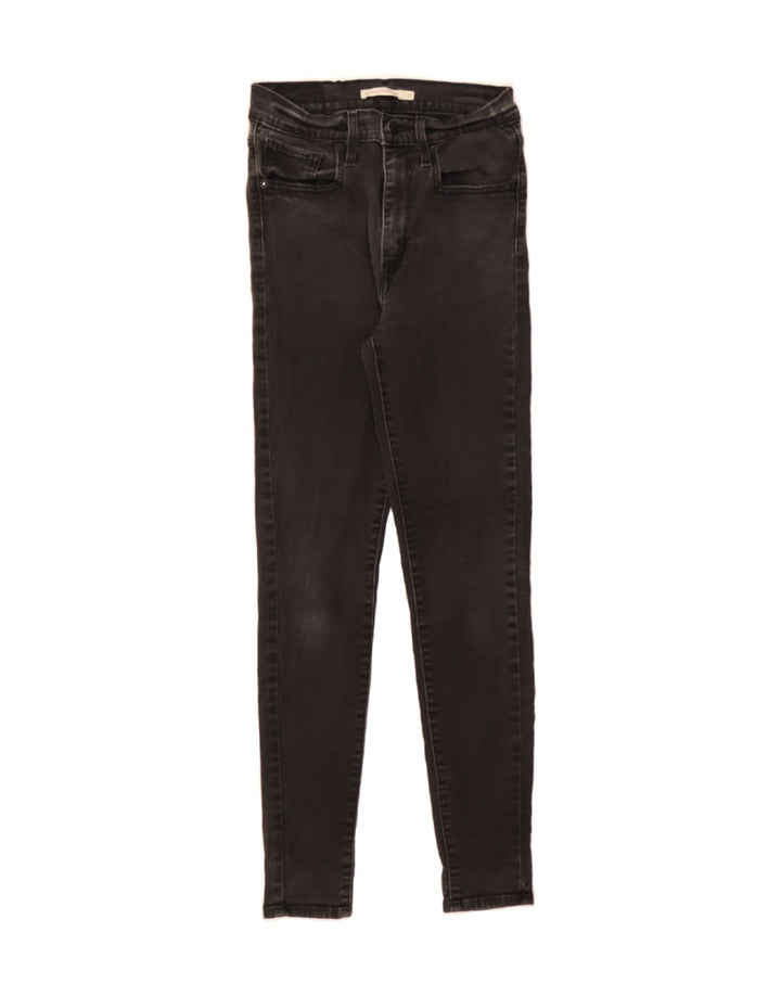LEVI'S Womens Skinny Jeans W27 L30 Black Cotton Vintage Levi's and Second-Hand Levi's from Messina Hembry 