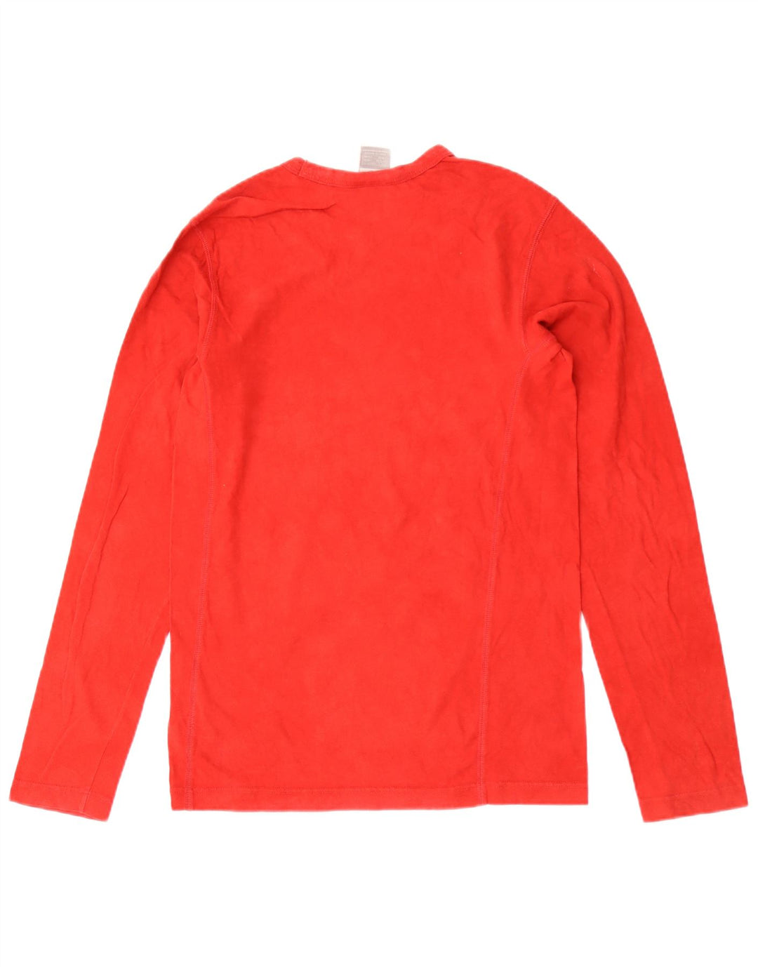 Nike Herren Top Langarm UK 36/38 Small Rote Baumwolle