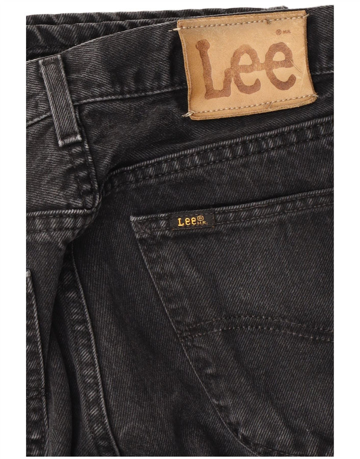 Lee Herren Straight Jeans W30 L30 Schwarz