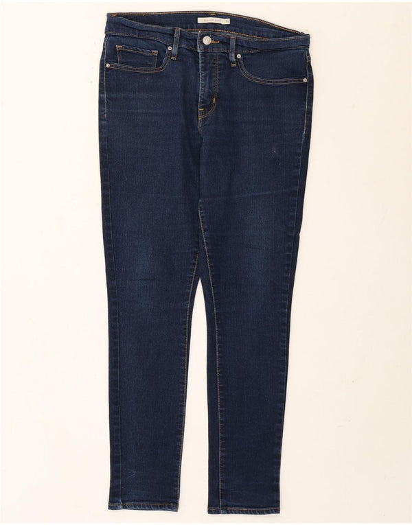Levi's Damen 311 Shaping Skinny Jeans W31 L30 Marineblaue Baumwolle