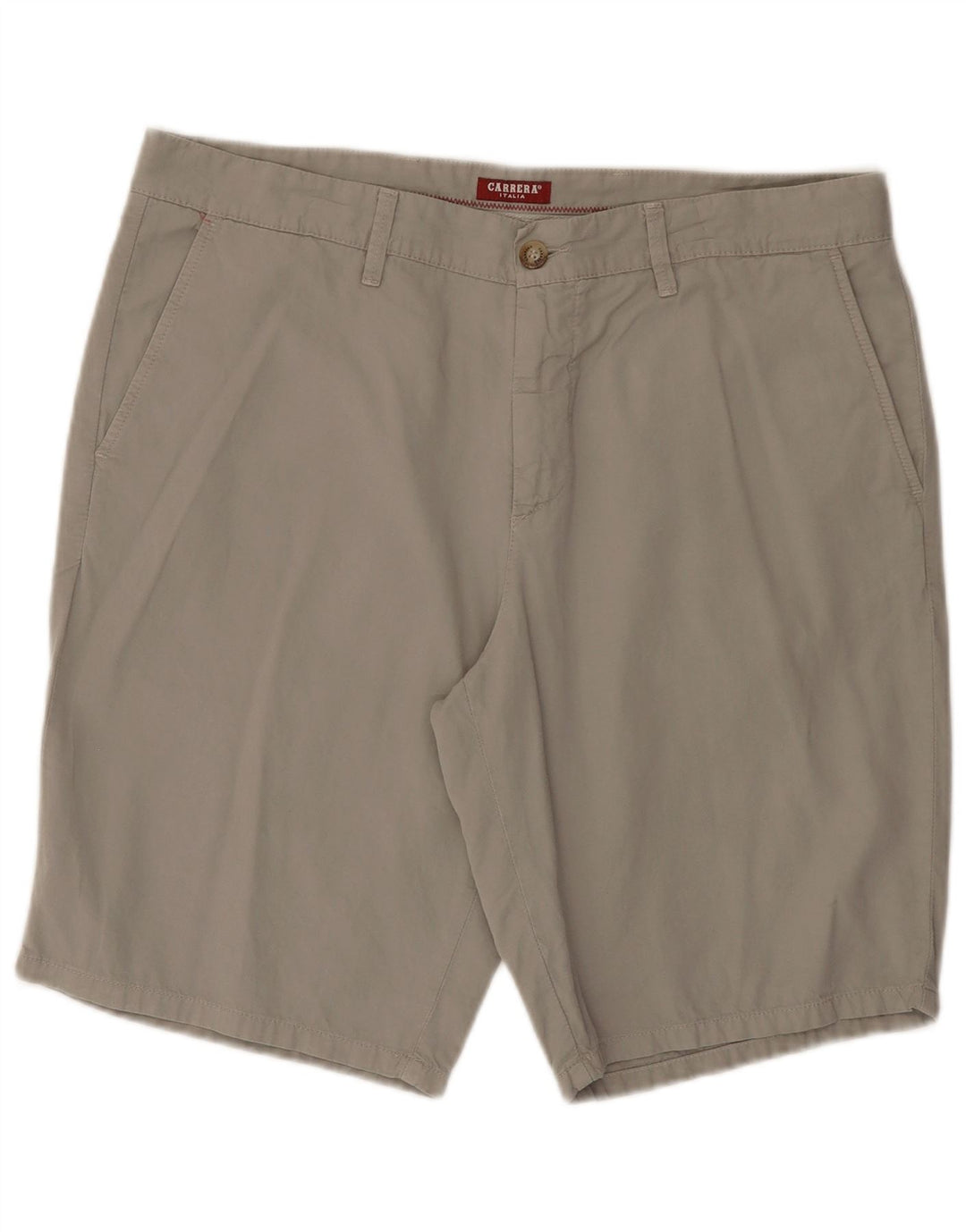 CARRERA Herren Chino-Shorts W36 Large Grau Baumwolle